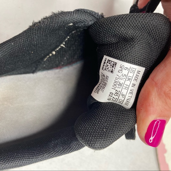 Adidas Grand Court canvas black sneakers size 6 - Picture 8 of 13